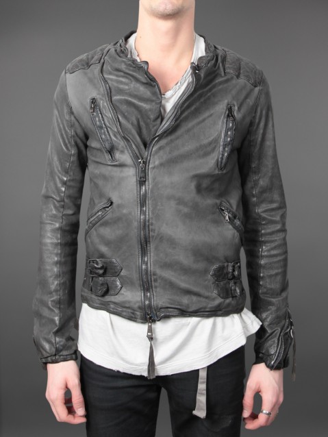 giorgio brato mens leather jacket