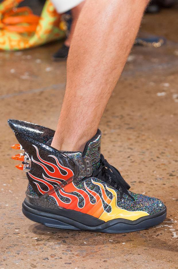 ADIDAS X JEREMY SCOTT 'HOT WHEELS' SNEAKERSADIDAS X JEREMY SCOTT 'HOT