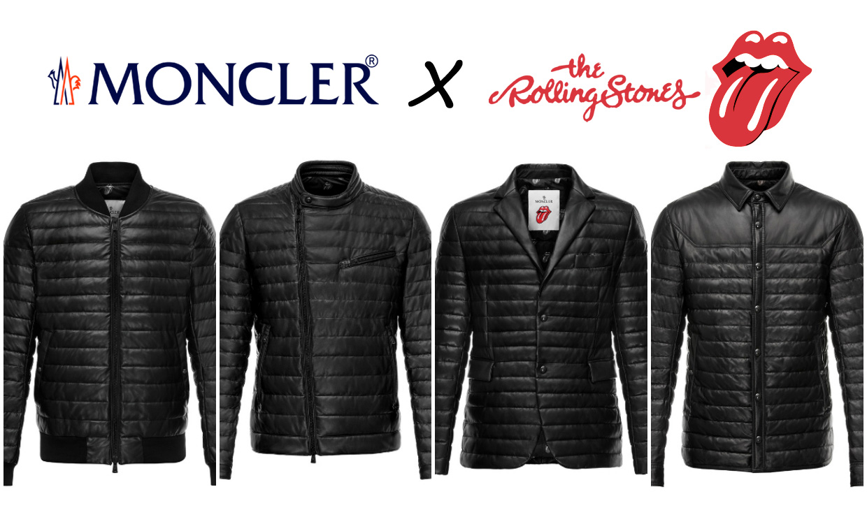 moncler rolling stones down jacket