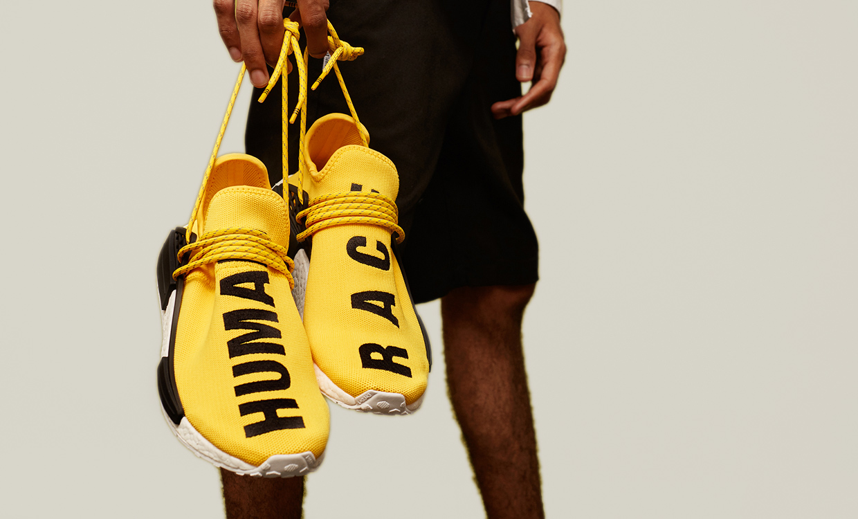 dubbele Oh Supermarkt PHARRELL WILLIAMS X ADIDAS NMD HUMAN RACE, SOLD OUT!