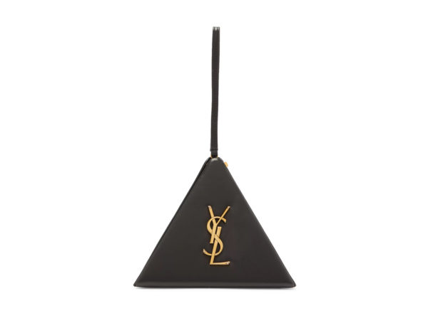 ysl pyramid bag black