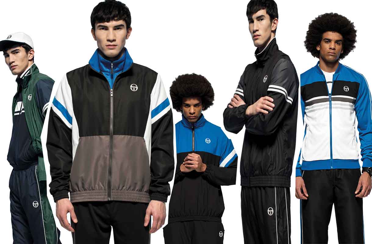 sergio tacchini pinstripe track top