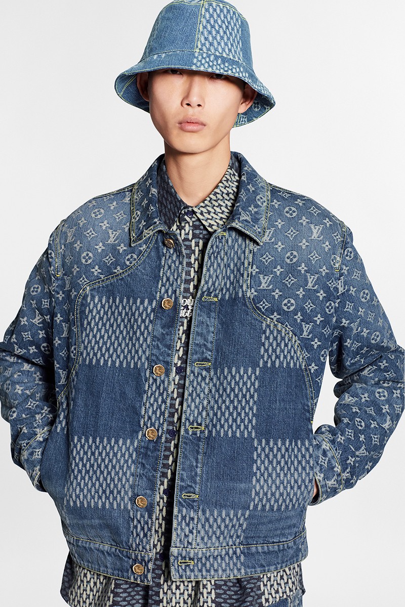 Fashion Drops on X: Louis Vuitton Monogram Embossed Utility Jacket  designed by Virgil Abloh  / X