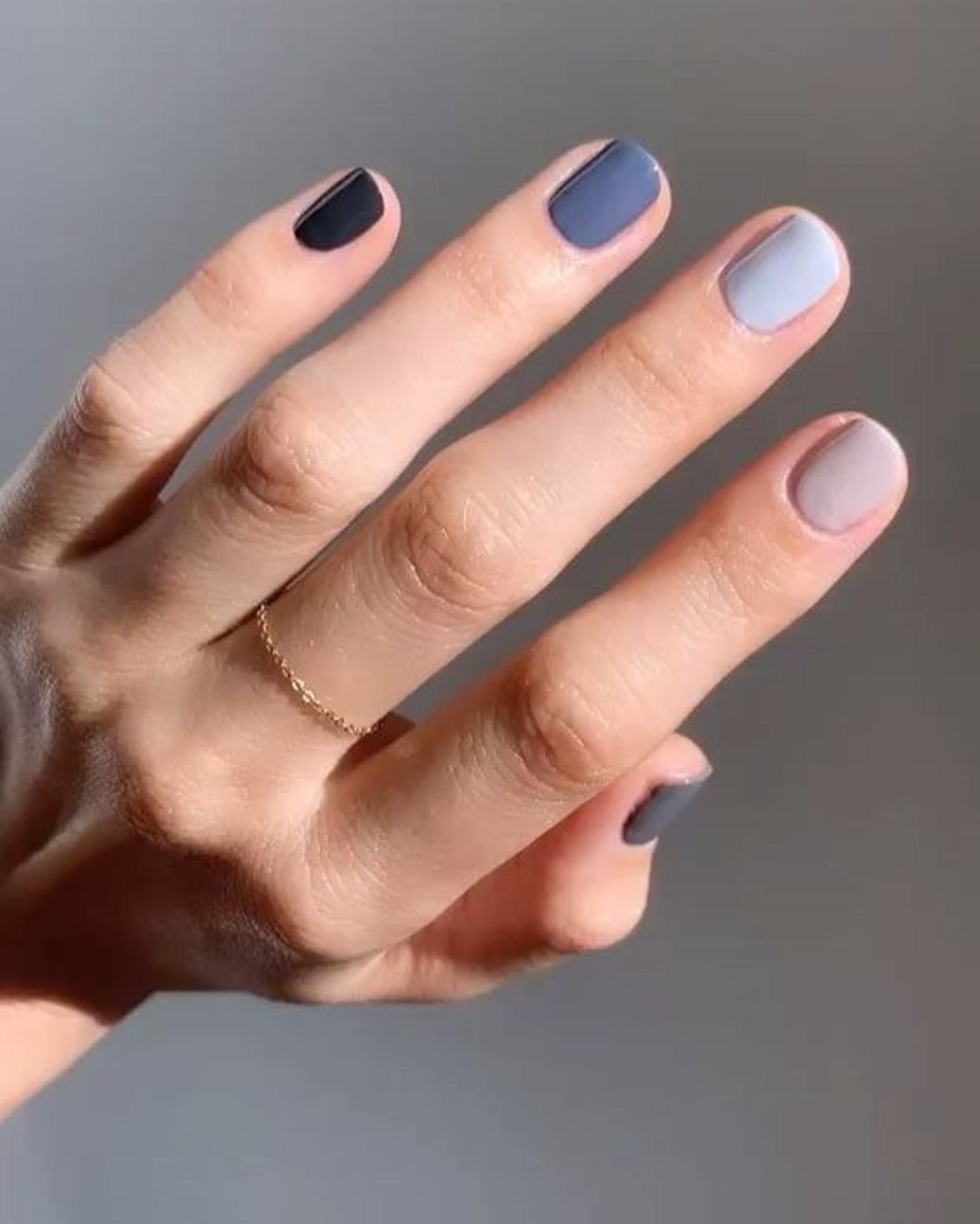 Цвет ногтей на короткие ногти