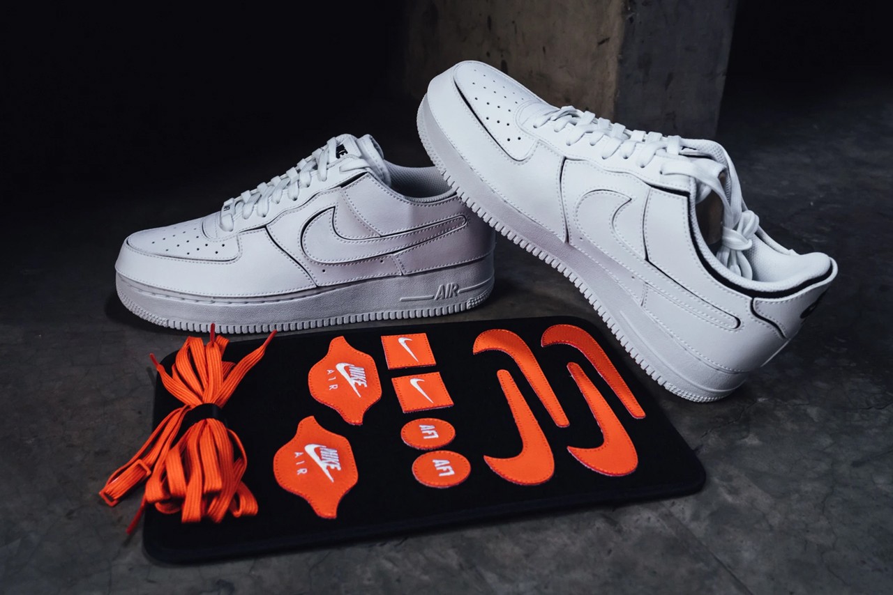 Nike air force 1 con swoosh intercambiabile sale