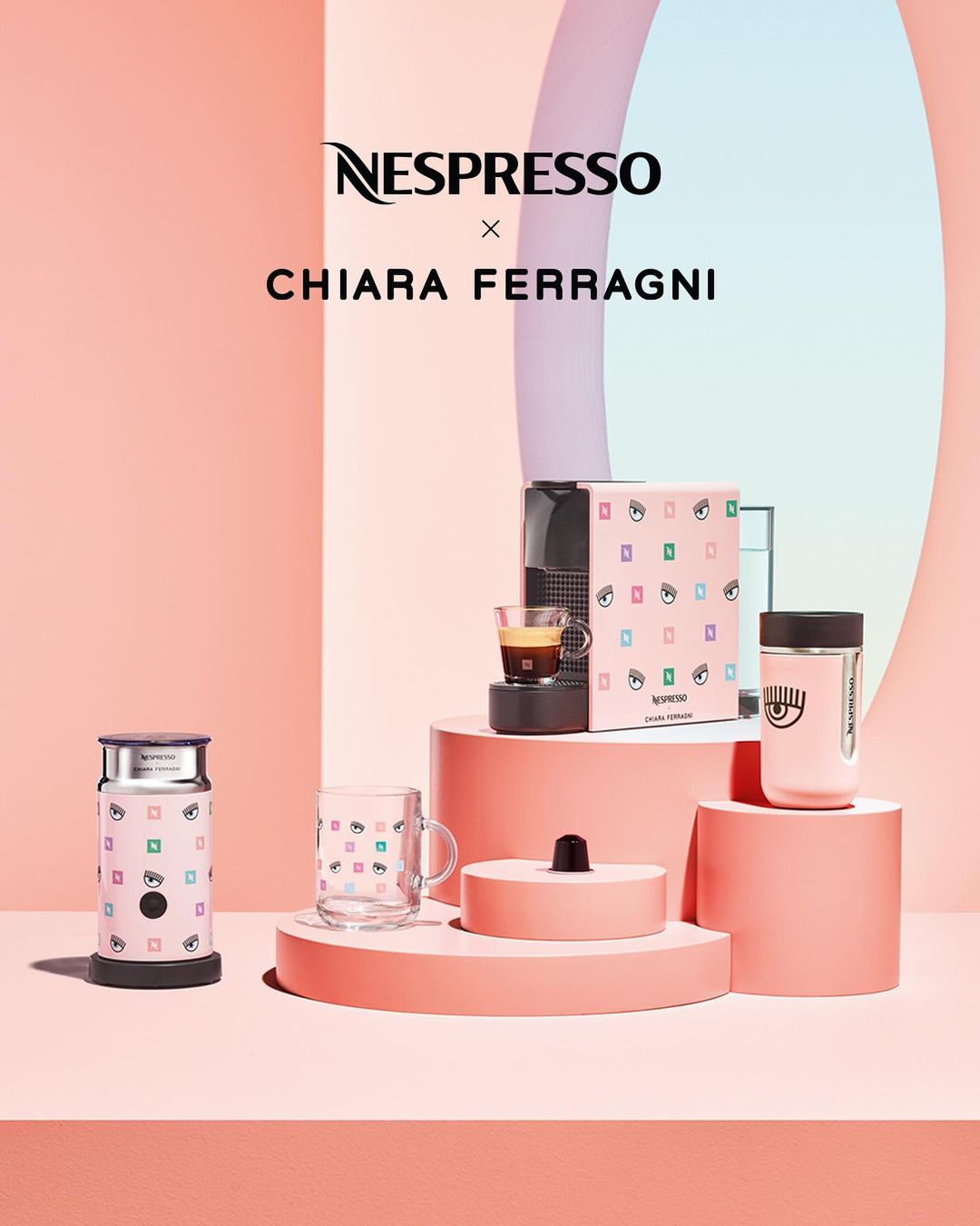 ☕ Nespresso x Chiara ☕ Mug Cup & Tumbler Cup & Nomad Travel Mug